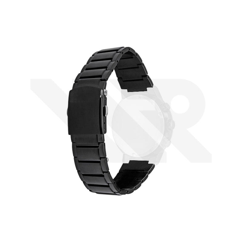 Replacement Stainless Steel Bracelet Compatible with Citizen Eco-Drive Chronograph AT2405