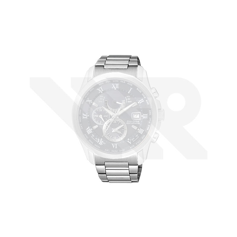 Replacement Stainless Steel Bracelet Compatible with Citizen Eco-Drive Radio Controlled Perpetual Calendar AT9080