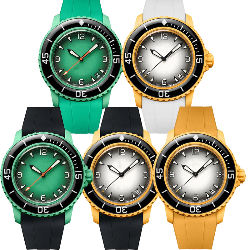 Rubber B Style Strap for Blancpain x Swatch Ocean Of Storms