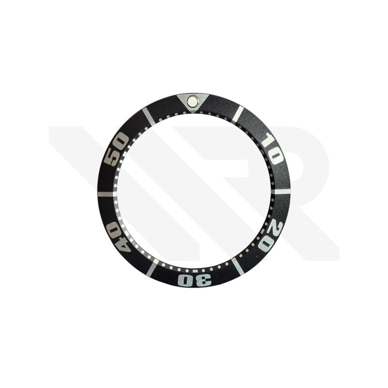 Aluminium Bold Font Bezel Insert Compatible with Seiko Prospex Sumo SBDC001 / SBDC003 / SBDC031 / SBDC033 - Black