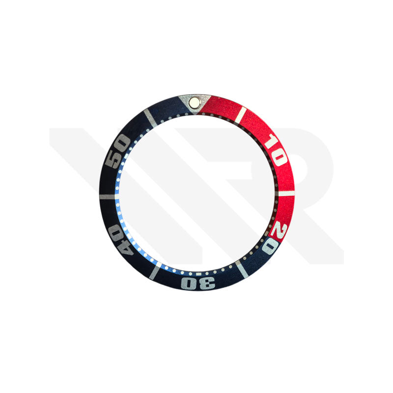Aluminium Bold Font Bezel Insert Compatible with Seiko Prospex Sumo SBDC001 / SBDC003 / SBDC031 / SBDC033 - Pepsi
