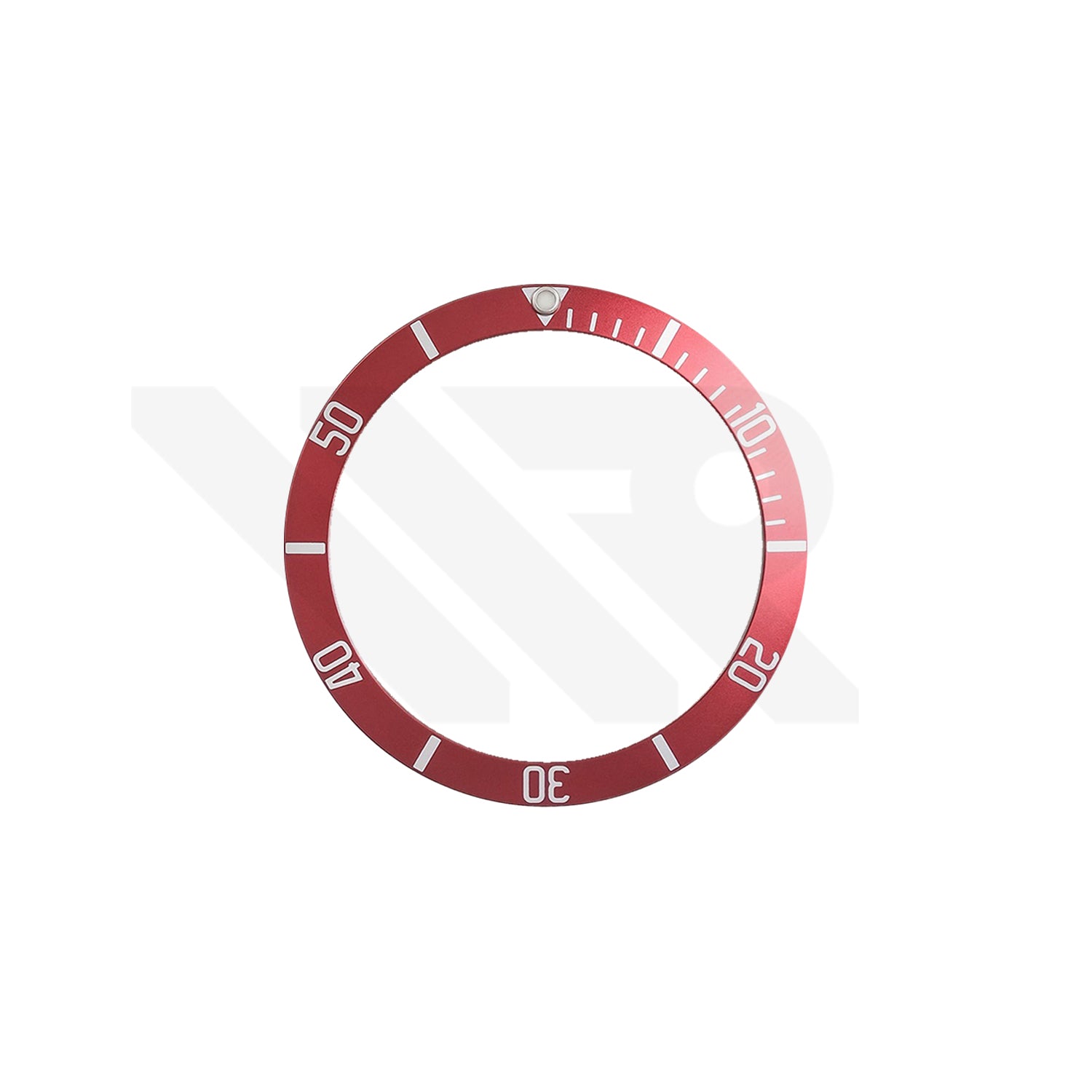 Replacement Aluminium Bezel Insert Compatible with Tudor Black Bay Heritage 41mm : Red