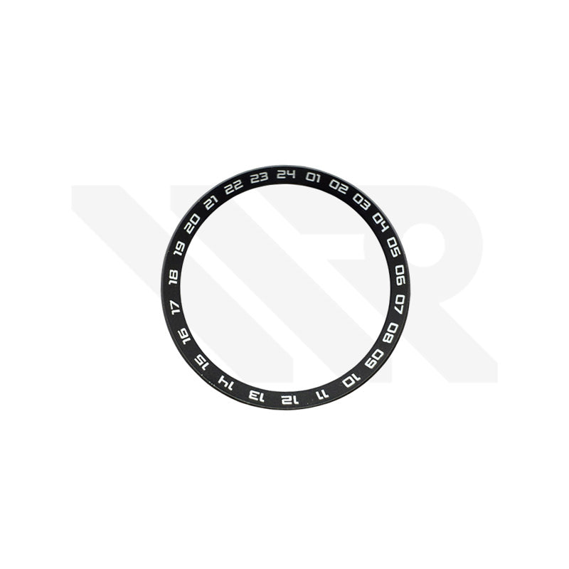 Seiko Mod SKX007 / SKX009 / SRPD Series 24 Hours Marker Chapter Ring: Black