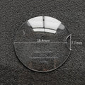 Replacement Double Domed Sapphire Crystal Compatible with Cartier Ballon Bleu 28mm Series (No AR Coating)