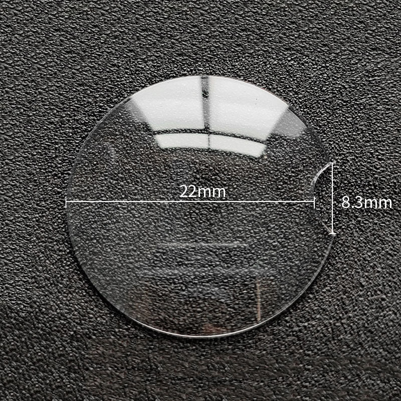 Replacement Double Domed Sapphire Crystal Compatible with Cartier Ballon Bleu 33mm Series (Clear AR Coating)