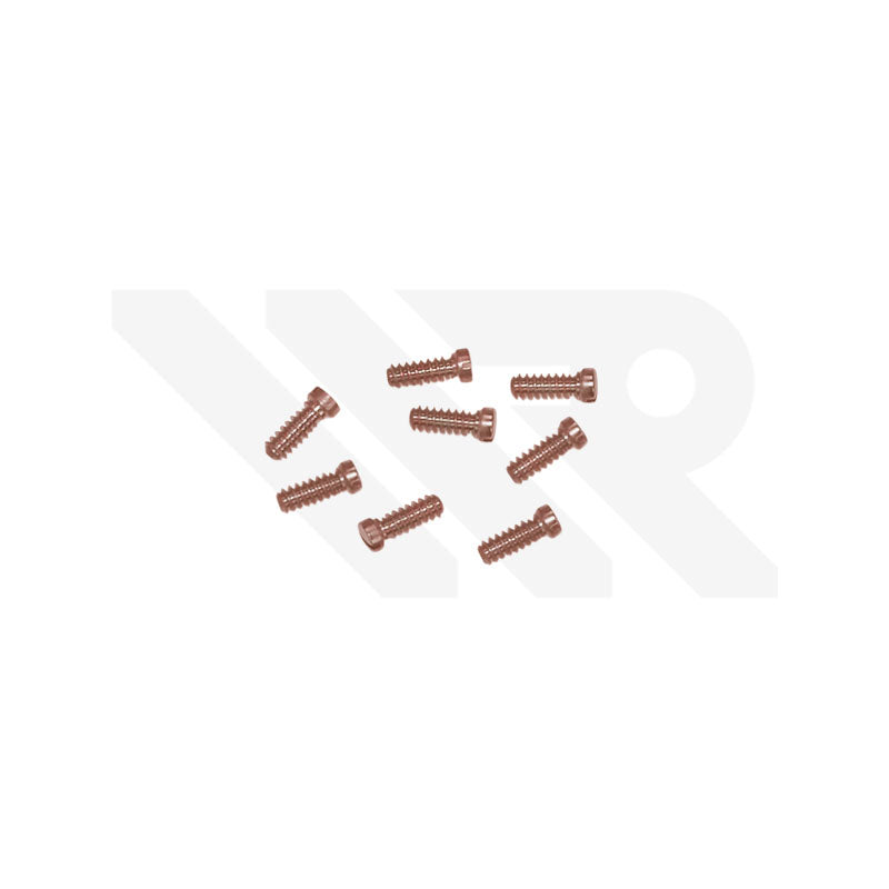 Caseback Screws Compatible with Cartier Ballon Bleu (Rose Gold)