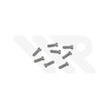 Caseback Screws Compatible with Cartier Ballon Bleu (Silver)
