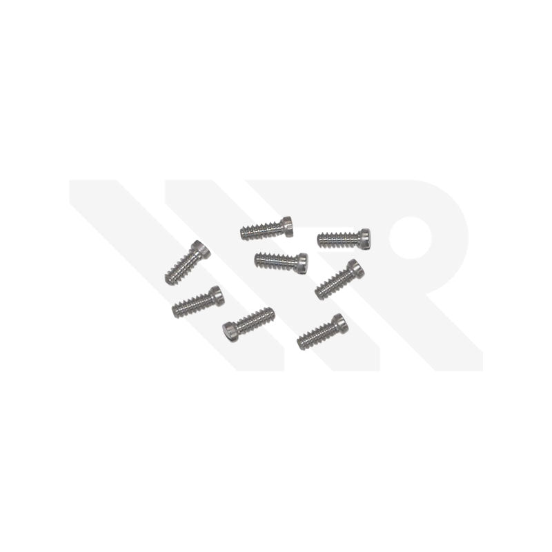 Caseback Screws Compatible with Cartier Ballon Bleu (Silver)