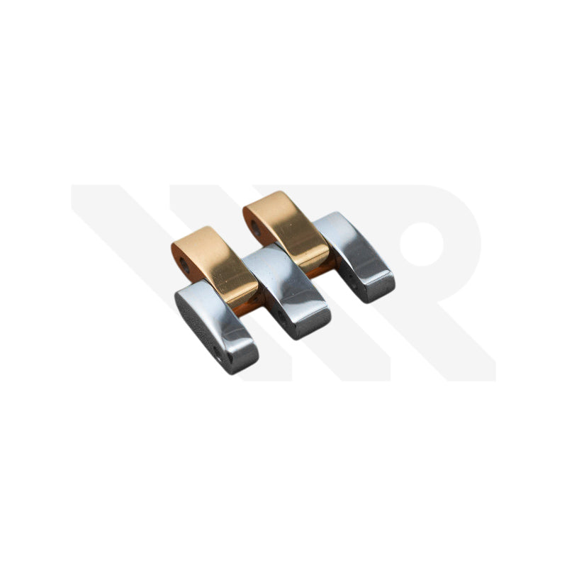 Replacement Bracelet Link Compatible with Mido Baroncelli M7600 Series (Two-Tone Rose Gold)