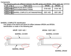 Seiko (SII) NH35/NH36/NH37/NH38/NH39 Barrel Complete (Mainspring)