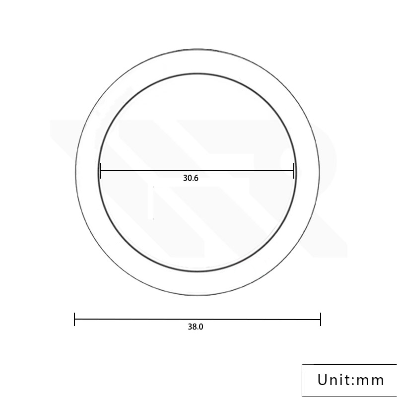 Plain Ceramic Sloped Bezel Insert For SKX/SRPD - Indigo