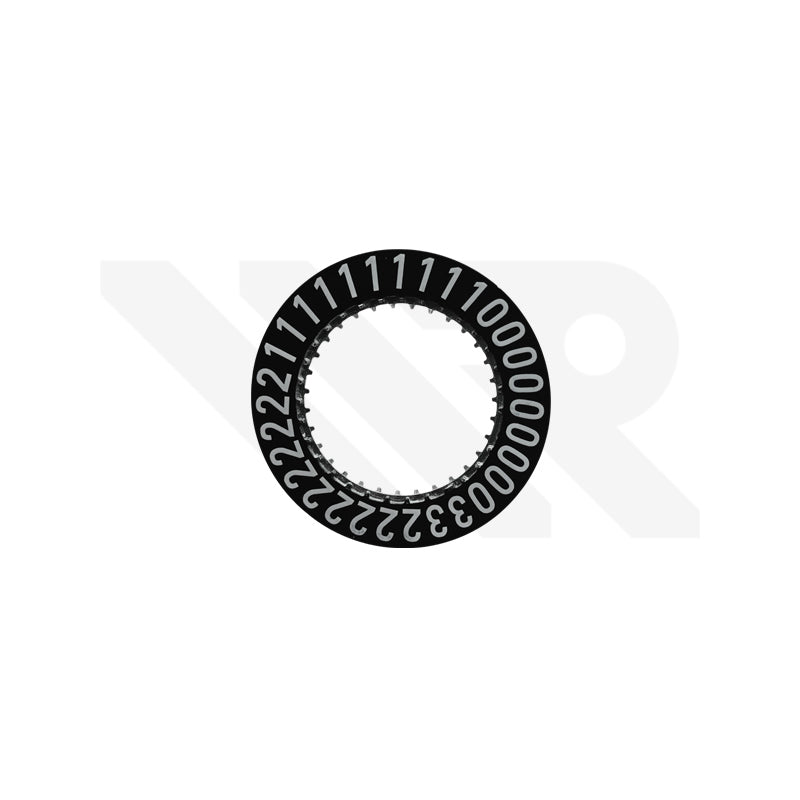 Date Wheel Compatible with Mido Commander Big Date M021626A : Black