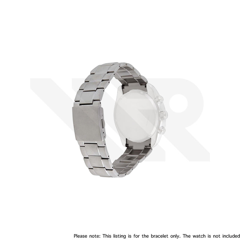 Replacement Titanium Bracelet Compatible with Citizen Eco-Drive Chronograph Super Titanium CA0021 , BM7080 , BM7081