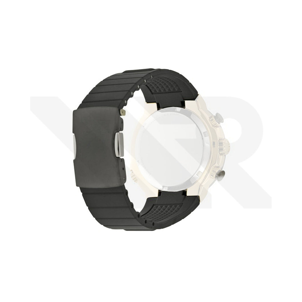 Replacement Rubber Strap Compatible with Citizen Eco-Drive Endeavor Chronograph CA0448-08E