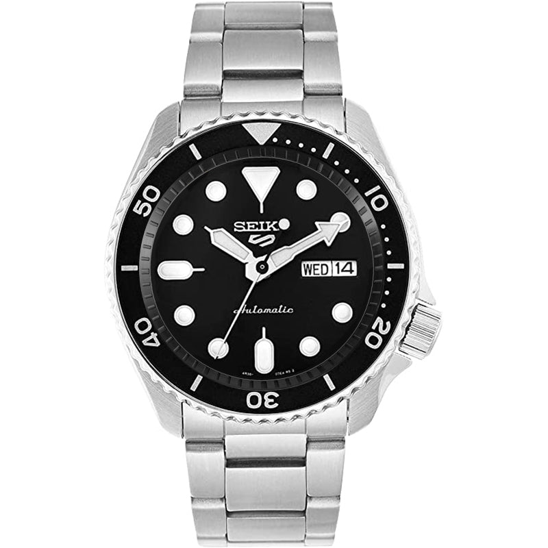 Seiko Mod SKX / SRPD Chapter Ring: Brushed Black Stainless Steel with Minute Markers