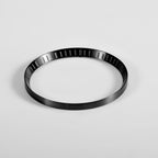 Seiko Mod SKX / SRPD Chapter Ring: Brushed Black Stainless Steel with Minute Markers