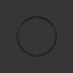 Seiko Mod Lumed Chapter Ring for SKX007/SRPD: Brushed Black with Minute Markers