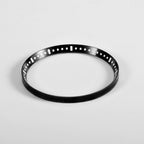 Seiko Mod Lumed Chapter Ring for SKX007/SRPD: Brushed Black Stainless Steel