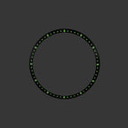 Seiko Mod Lumed Chapter Ring for SKX007/SRPD: Brushed Black Stainless Steel