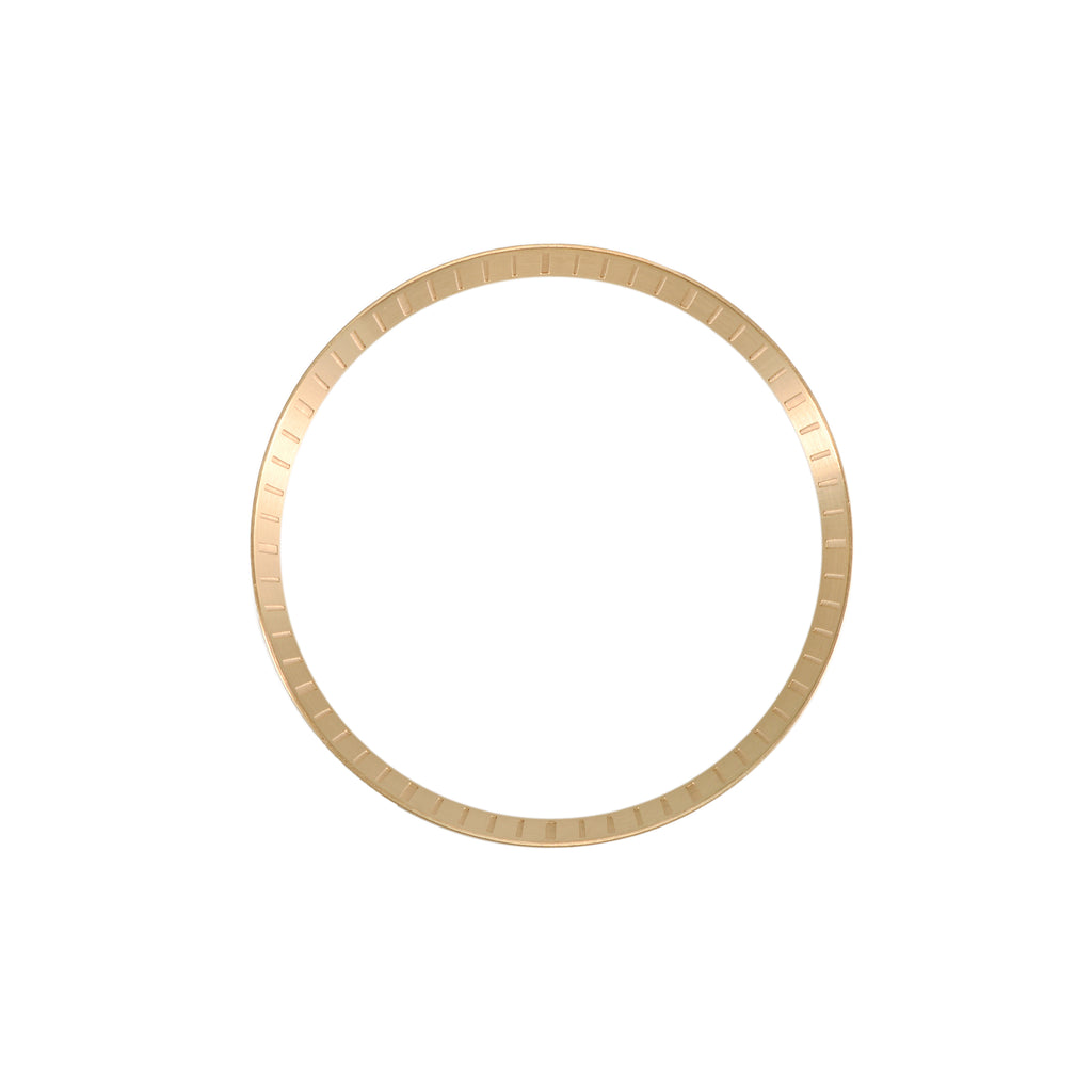 Seiko Mod SKX / SRPD Chapter Ring: Brushed Gold Stainless Steel with Minute Markers