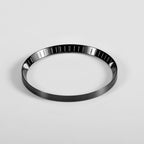 Seiko Mod SKX / SRPD Chapter Ring: Polished Black Stainless Steel with Minute Markers