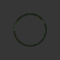 Seiko Mod Lumed Chapter Ring for SKX007/SRPD: Polished Black Stainless Steel