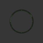 Seiko Mod Lumed Chapter Ring for SKX007/SRPD: Polished Black Stainless Steel