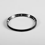 Seiko Mod Lumed Chapter Ring for SKX007/SRPD: Polished Black Stainless Steel