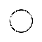Seiko Mod Lumed Chapter Ring for SKX007/SRPD: Polished Black Stainless Steel