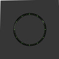 Seiko Mod Lumed Chapter Ring for SKX007/SRPD: Polished Black Stainless Steel