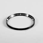 Seiko Mod Lumed Chapter Ring for SKX007/SRPD: Polished Black Stainless Steel