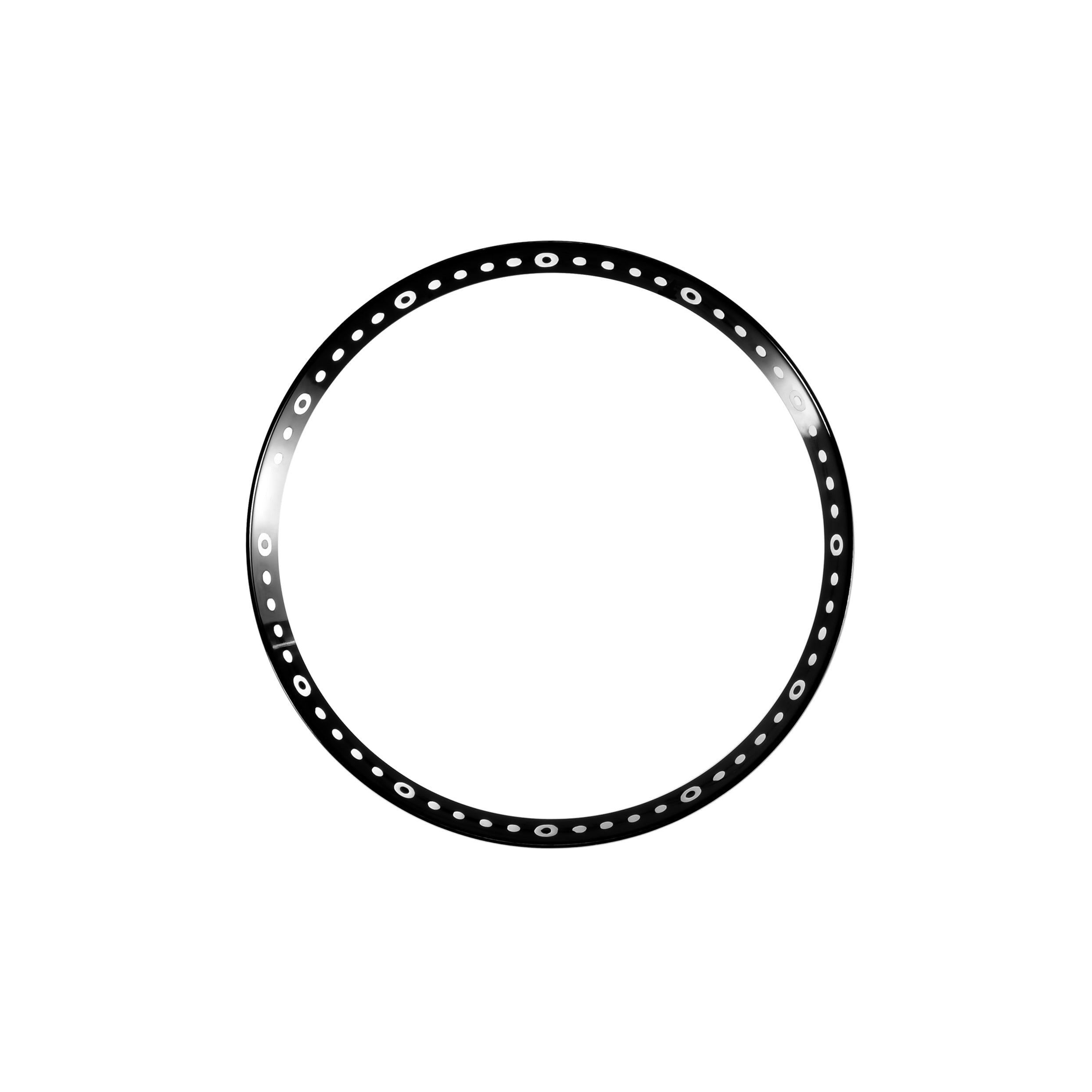 Seiko Mod Lumed Chapter Ring for SKX007/SRPD: Polished Black Stainless Steel