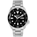 Seiko Mod Lumed Chapter Ring for SKX007/SRPD: Polished Black Stainless Steel