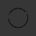 Seiko Mod Lumed Chapter Ring for SKX007/SRPD: Polished Black Stainless Steel