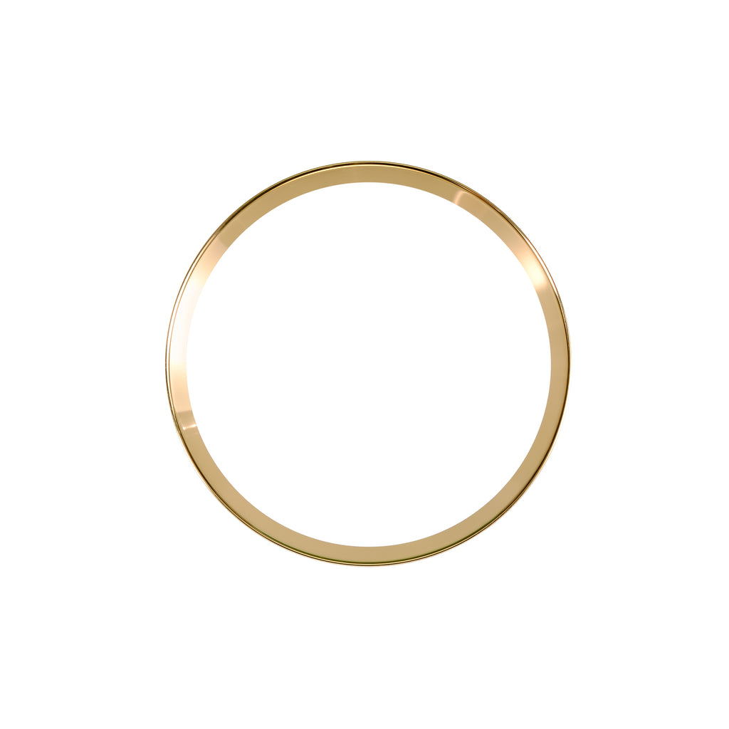Seiko Mod SKX / SRPD Chapter Ring: Polished Gold Stainless Steel