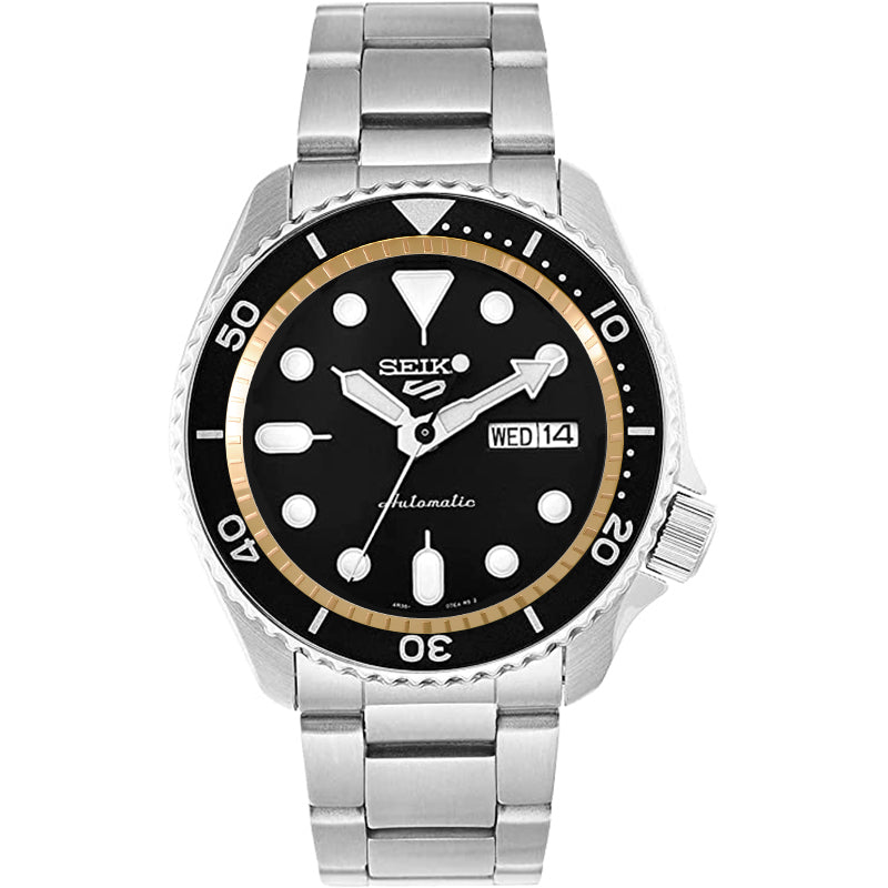 Seiko Mod SKX / SRPD Chapter Ring: Polished Gold Stainless Steel with Minute Markers