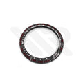 Replacement Carbon Fiber Bezel Compatible with Rolex Daytona 116520 : Red Scale