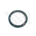 Replacement Carbon Fiber Bezel Compatible with Rolex Daytona 116520 : Blue Green Scale