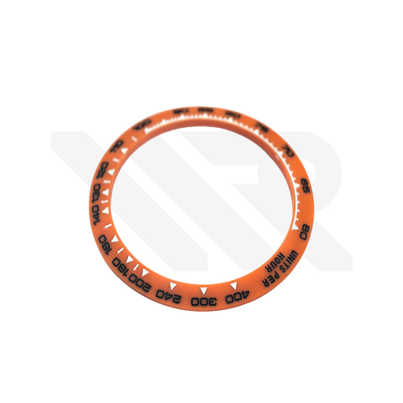 Replacement Carbon Fiber Bezel Compatible with Rolex Daytona 116520 : Orange CF