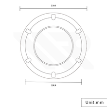 Load image into Gallery viewer, Sandblasted Rose Gold Stainless Steel Caseback for SKX / SRPD
