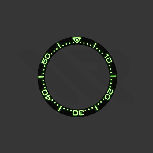 Ceramic Flat Bezel Inserts for Seiko Prospex Solar Tuna SNE497 / SNE498 / SNE499: Blue S