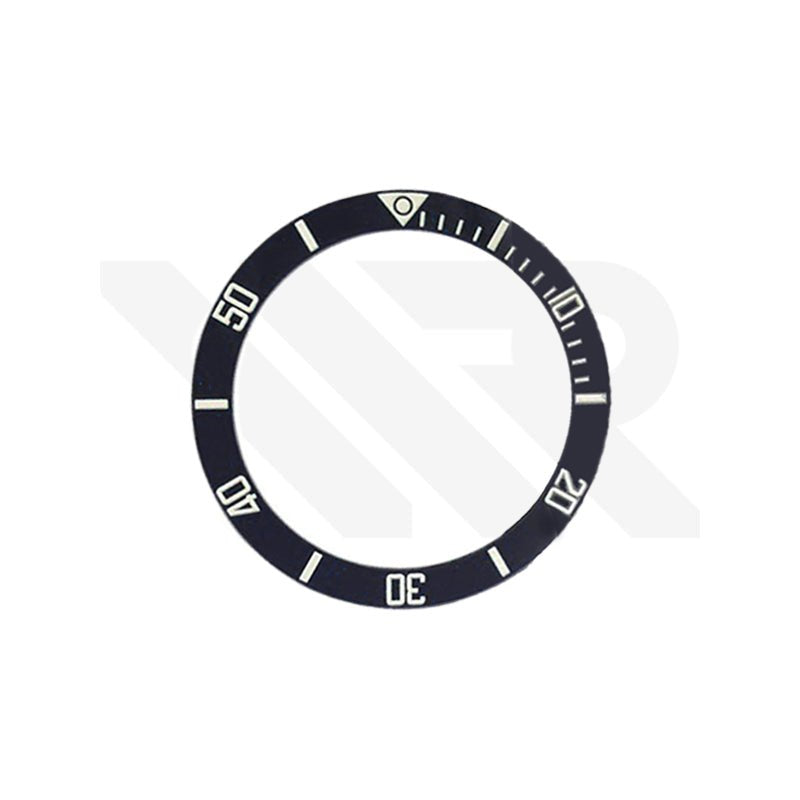 Keramik-Flachlünetteneinsätze für Seiko Prospex Solar Tuna SNE497 / SNE498 / SNE499: Schwarz