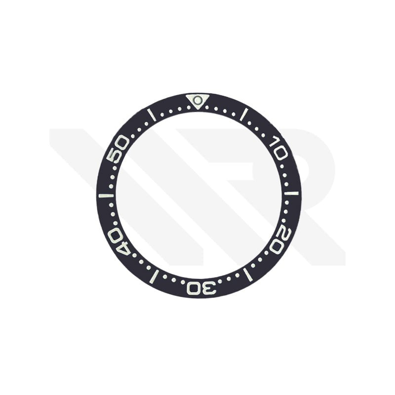 Ceramic Flat Bezel Inserts for Seiko Prospex Solar Tuna SNE541 , SNE559 , SNE561 , SNE580 , SNE581 : Black S