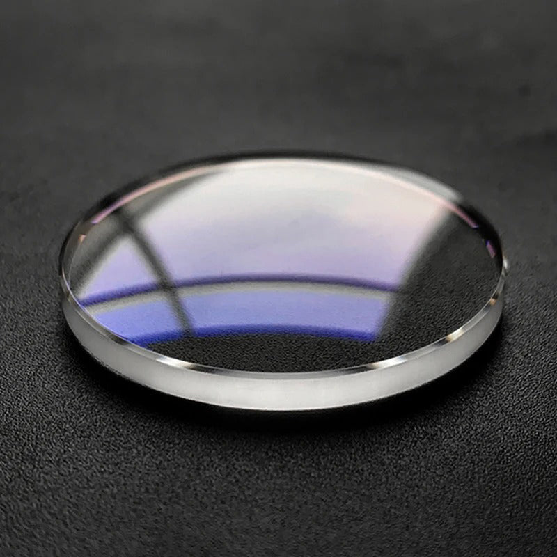 Doppelt gewölbtes Saphirglas, kompatibel mit Seiko Turtle, Samurai, Blue Lagoon (blaue Antireflexbeschichtung)