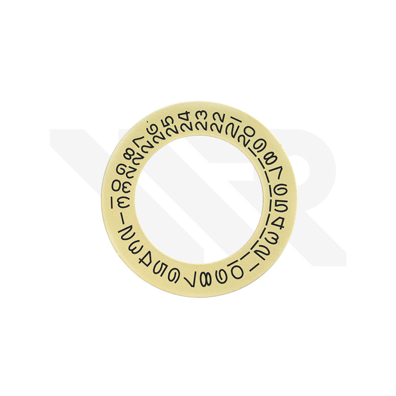 Date Disc Patch for ETA2836 Movement : Vintage Rolex Numeral Yellow