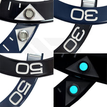 Load image into Gallery viewer, Replacement Ceramic Bezel Insert Compatible with Longines HydroConquest GMT 43mm L3.890.4 : Blue
