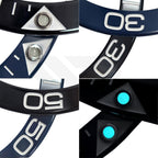 Replacement Ceramic Bezel Insert Compatible with Longines HydroConquest GMT 41mm L3.790.4 : Blue