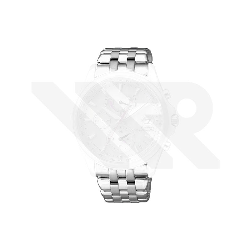 Replacement Stainless Steel Bracelet Compatible with Citizen Eco-Drive Radio Controlled FC0010