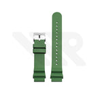 Fluoro Rubber Strap Compatible with Casio Duro MDV106 , MDV107 - Green