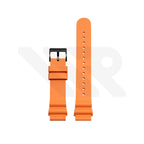 Fluoro Rubber Strap Compatible with Casio Duro MDV106 , MDV107 - Orange